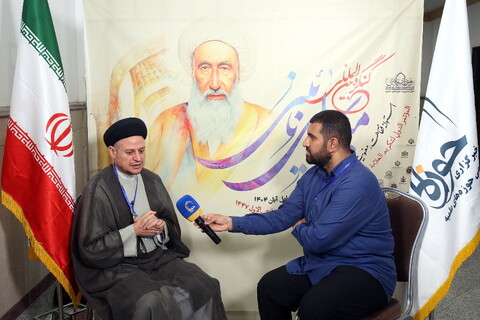 تصاویر/ مصاحبه با مهمانان کنگره بین‌المللی بزرگداشت مرحوم میرزای نائینی