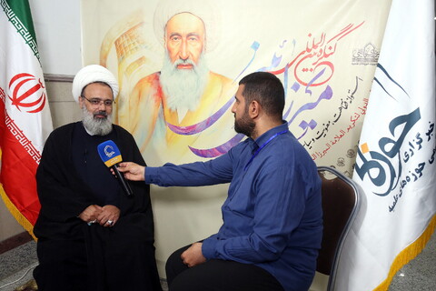 تصاویر/ مصاحبه با مهمانان کنگره بین‌المللی بزرگداشت مرحوم میرزای نائینی