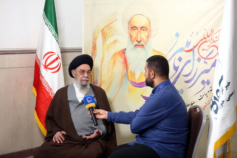 تصاویر/ مصاحبه با مهمانان کنگره بین‌المللی بزرگداشت مرحوم میرزای نائینی