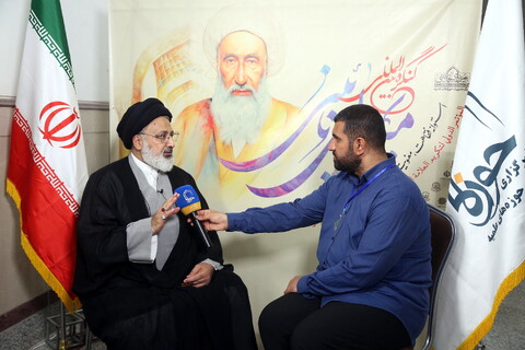 تصاویر/ مصاحبه با مهمانان کنگره بین‌المللی بزرگداشت مرحوم میرزای نائینی