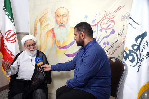 تصاویر/ مصاحبه با مهمانان کنگره بین‌المللی بزرگداشت مرحوم میرزای نائینی