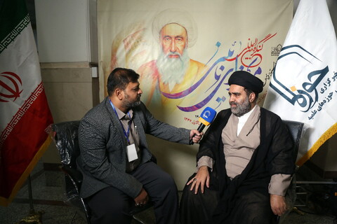 تصاویر/ مصاحبه با مهمانان کنگره بین‌المللی بزرگداشت مرحوم میرزای نائینی