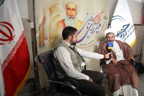 تصاویر/ مصاحبه با مهمانان کنگره بین‌المللی بزرگداشت مرحوم میرزای نائینی