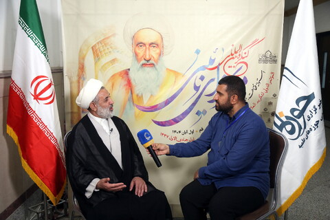 تصاویر/ مصاحبه با مهمانان کنگره بین‌المللی بزرگداشت مرحوم میرزای نائینی