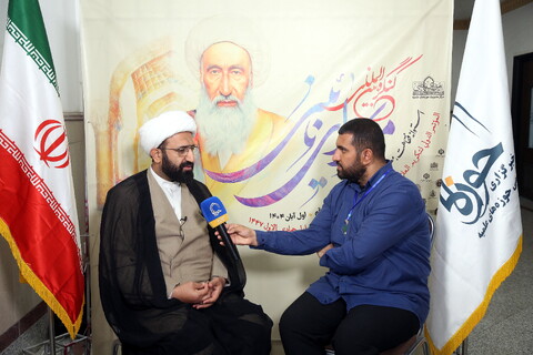 تصاویر/ مصاحبه با مهمانان کنگره بین‌المللی بزرگداشت مرحوم میرزای نائینی