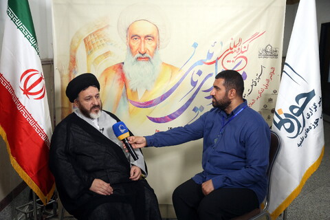 تصاویر/ مصاحبه با مهمانان کنگره بین‌المللی بزرگداشت مرحوم میرزای نائینی