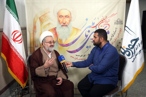 تصاویر/ مصاحبه با مهمانان کنگره بین‌المللی بزرگداشت مرحوم میرزای نائینی