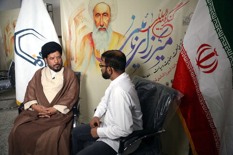 تصاویر/ مصاحبه با مهمانان کنگره بین‌المللی بزرگداشت مرحوم میرزای نائینی