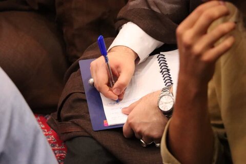 تصاویر/ محفل قرآنی طلاب مدارس آیت‌الله مجتهدی و آیت‌الله حق‌شناس