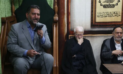 تصاویر/ گردهمایی مداحان تهران در خانه مداحان اهل‌بیت(ع)