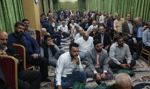 تصاویر/ گردهمایی مداحان تهران در خانه مداحان اهل‌بیت(ع)