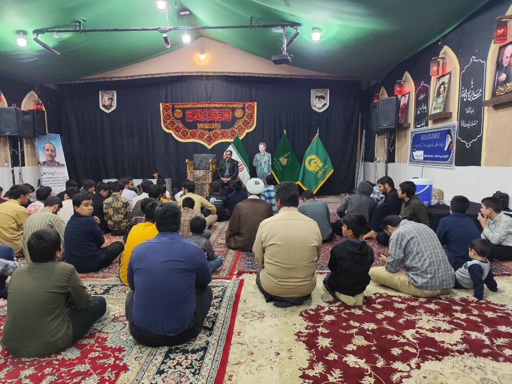 تصاویر/ مراسم هفتگی هیئت رزمندگان اسلام شهرستان میبد