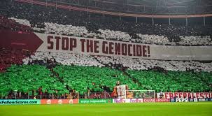 “Stop the genocide”: Galatasaray makes bold statement in UEFA Champions League match
