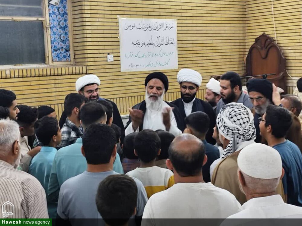 حضور امام جمعه اهواز در جمع نمازگزاران مسجد امام خمینی(ره) کارون + تصاویر