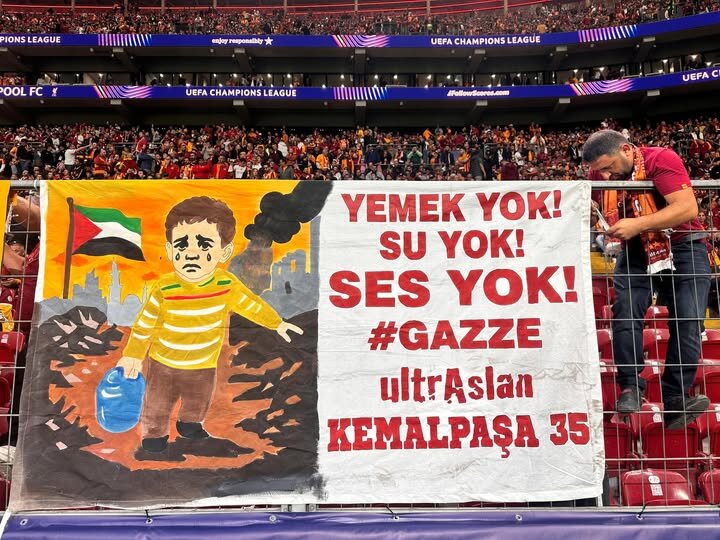 I tifosi del Galatasaray trasformano la Champions in un grido di libertà