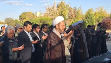 مردم کبودراهنگ نماز باران خواندند+تصاویر