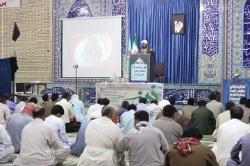 تصاویر/ آیین عبادی سیاسی نماز جمعه شهرستان دلگان