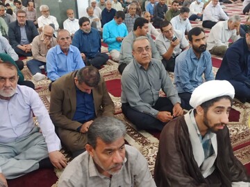 نماز جمعه برازجان به روایت تصویر