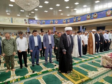 نمازجمعه امروز شهر عسلویه به روایت تصویر