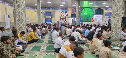 تصاویر/ محفل انس با قرآن در مسجد جامع شهرستان فاریاب