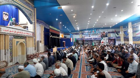 آیین عبادی سیاسی نماز جمعه شهرستان زابل