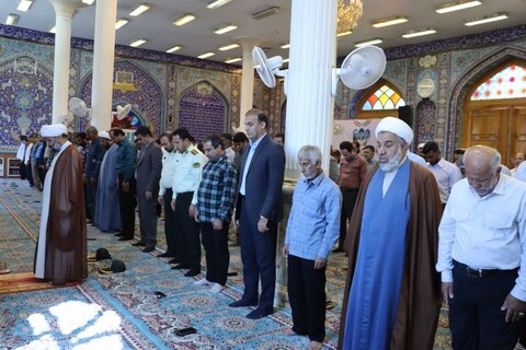 نماز جمعه خارگ به روایت تصویر