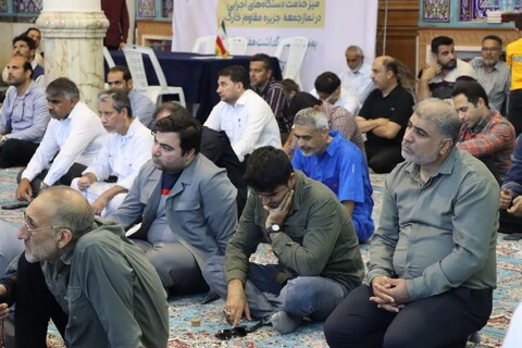 نماز جمعه خارگ به روایت تصویر