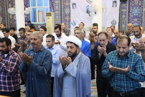 نماز جمعه خارگ به روایت تصویر