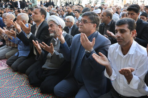 اقامه نماز طلب باران در شهرکرد