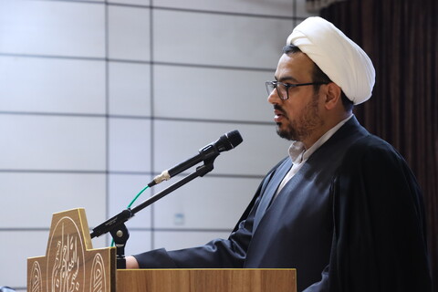 سخنرانی حجت الاسلام موسی پور مدیرکل مرکز خدمات حوزه های علمیه خوزستان 