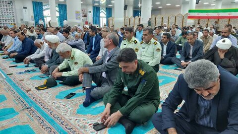 تصاویر/ آیین عبادی سیاسی نمازجمعه امروز شهر جم