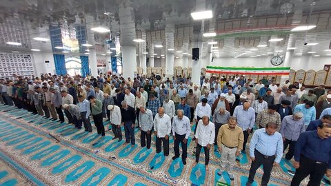 تصاویر/ آیین عبادی سیاسی نمازجمعه امروز شهر جم