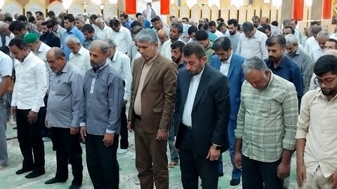 نمازجمعه بندر دیر به روایت تصویر