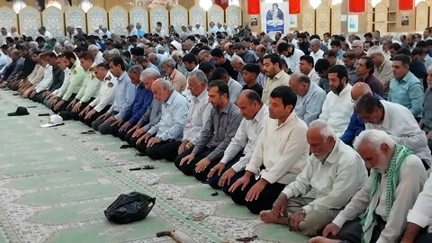 نمازجمعه بندر دیر به روایت تصویر