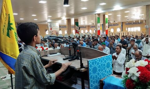 نمازجمعه بندر دیر به روایت تصویر