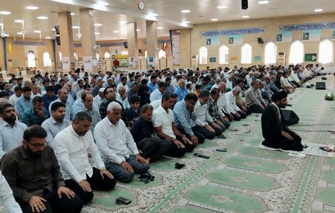 نمازجمعه بندر دیر به روایت تصویر