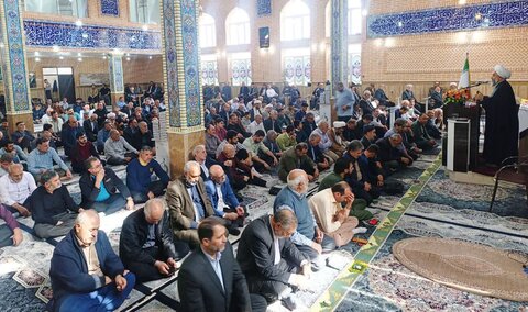 تصاویر/ اقامه نماز جمعه نقده