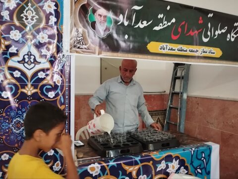 تصاویر/ آیین عبادی سیاسی نمازجمعه امروز شهر سعدآباد