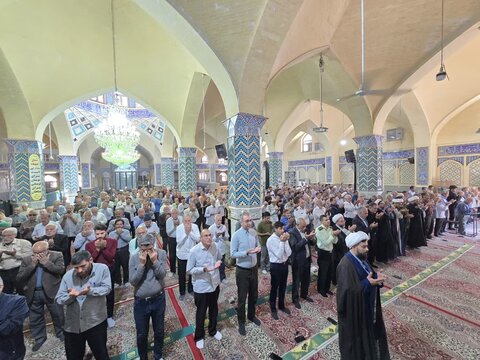 تصاویر/ نماز جمعه بهاباد به روایت تصویر