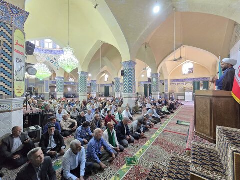 تصاویر/ نماز جمعه بهاباد به روایت تصویر