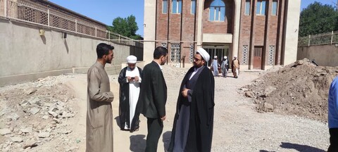 تصاویر/بازدید نماینده مجلس مردم اهواز  از ساختمان اداری مرکز خدمات حوزه علمیه خوزستان