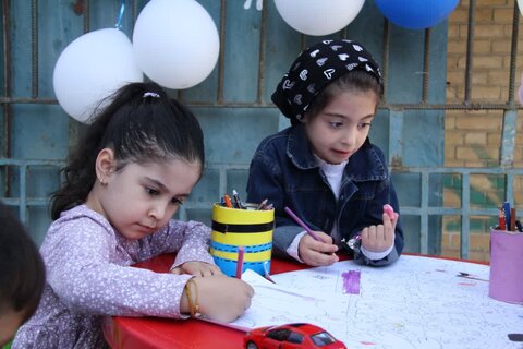 تصاویر/برگزاری ایستگاه صلواتی ولادت حضرت زینب سلام الله علیها در آستانه