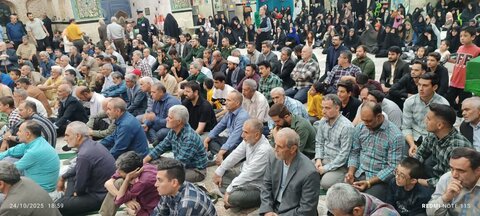 تصاویر/آیین نکوداشت یکصدمین جلسه تفسیر نهج‌البلاغه در ساوه