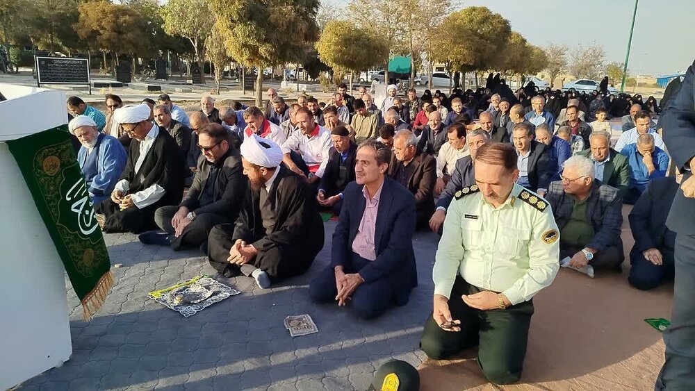 نماز باران در فامنین