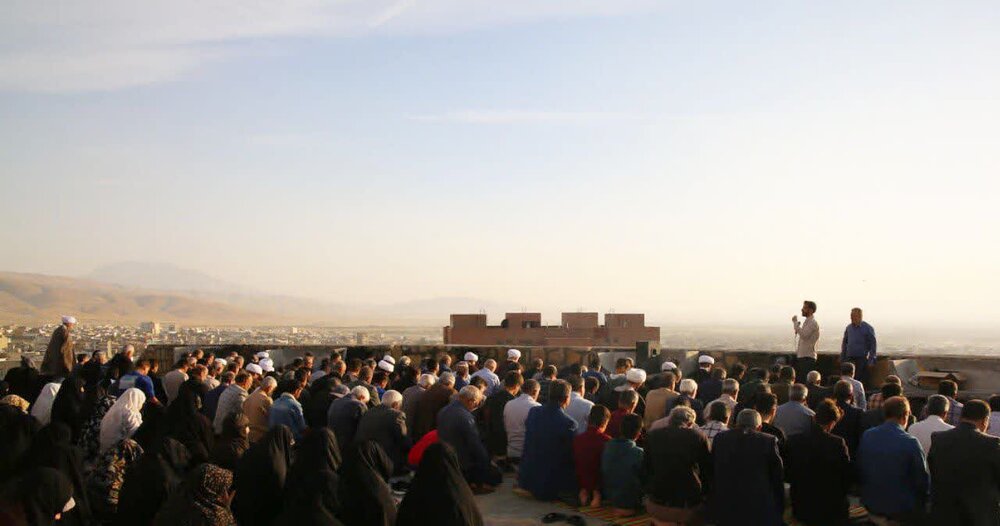 مراسم نماز طلب باران در اسدآباد