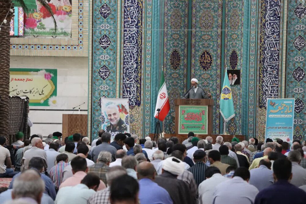 تصاویر/ برگزاری نماز جمعه شهرستان مهریز