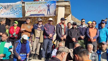 حضور امام جمعه تویسرکان در جمع کوهنوردان+تصاویر