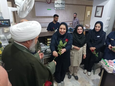 تصاویر/ تجلیل امام جمعه آران و بیدگل از پرستاران