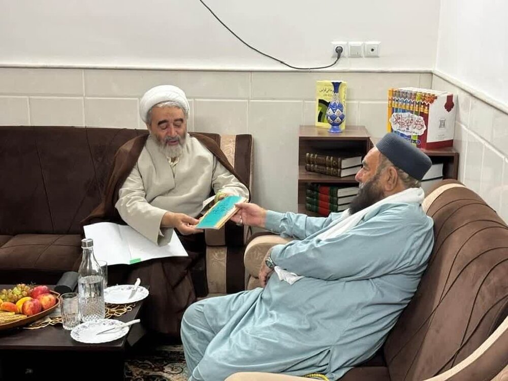 علامہ سید افتخار نقوی سے سربراہ ڈیپارٹمنٹ قرآن و حدیث المصطفی انٹرنیشل یونیورسٹی کی ملاقات