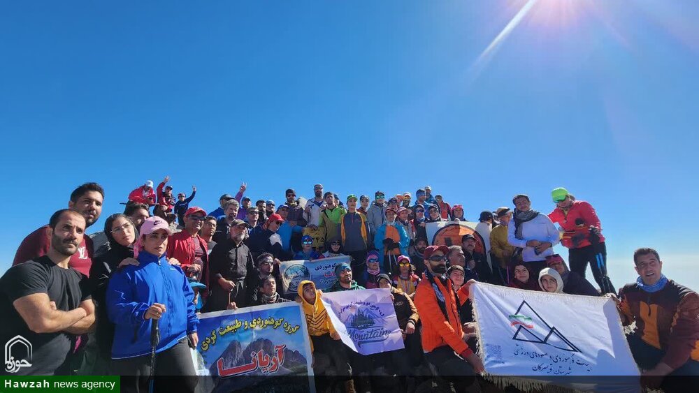 حضور امام جمعه تویسرکان در جمع کوهنوردان